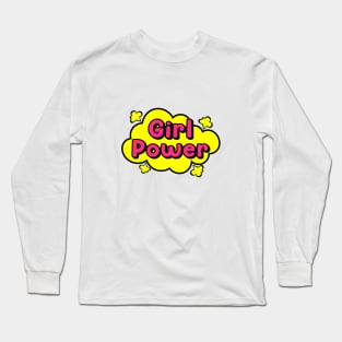 VSCO Girl Power Colorful Girls Long Sleeve T-Shirt